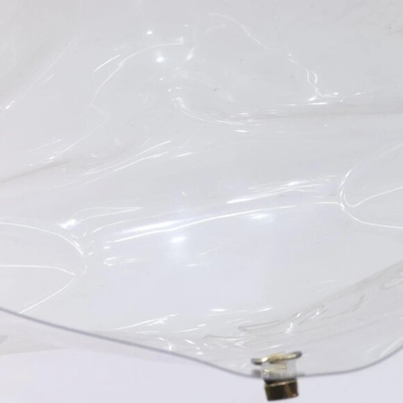 HERMES Vinyl Kelly Hand Bag Clear Auth 148034 - Picture 11 of 16